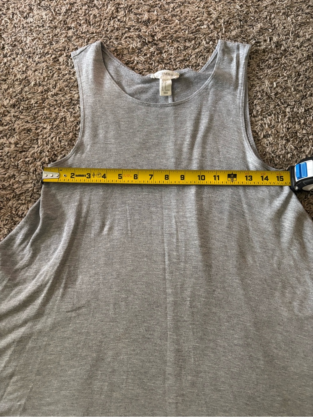 Forever 21 Taupe Sleeveless Swing Dress | Soft Casual A-Line Mini Dress - Picture 6 of 8